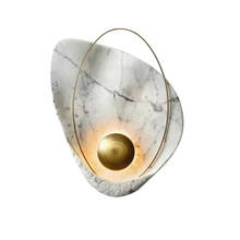 Individual Designer de Pérola Shell Lâmpada de Parede Sala de estar Lâmpada de Cabeceira Quarto Modelo Do Hotel Corredor Lâmpada Escada wandlamp transporte da gota 2024 - compre barato