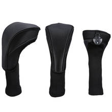 3Pcs/Set Long Neck Golf Club Head Covers Wood Driver Protect Headcover Number Tag Fairway Golf HeadCover Golf Accessories 2024 - compre barato