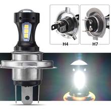 2Pcs H4/H7 Motorcycle 3030 LED Hi-Lo Beam Headlight Head Light Lamp Bulb 6500K 12-24v Car 2024 - buy cheap