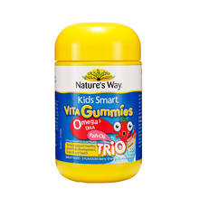 Australia Nature Way Kids Smart Vita 60 Gummies Omega 3 Fish Oil Multivitamins Children Brain Growth Development DHA 2024 - buy cheap