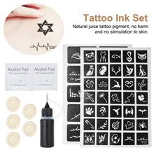 Tinta de tatuagem 10ml, conjunto de tinta de tatuagem para maquiagem permanente de sobrancelha, pigmento de microblading para tatuagem temporária tatuagem 1 2 2024 - compre barato