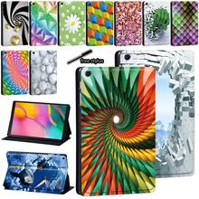 Funda con soporte para tableta Samsung Galaxy Tab A 10,1 2019/Tab E 9,6 "/S5E/S6 Lite/TabA 8,0"/9,7 "/10,5", patrón Animal, piel sintética 2024 - compra barato