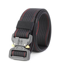 10 Colors Military Equipment Solid Belt Men Tactical Designer Belts For Jeans Pants Nylon Strap Canvas Metal Buckle Waist Belt 2024 - buy cheap