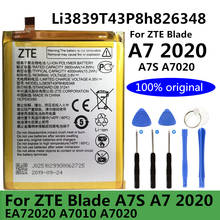 Original New For ZTE Blade A7S A7 2020 4000mAh Li3839T43P8h826348 Mobile Phone Battery 2024 - buy cheap