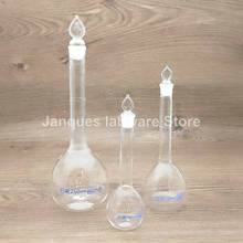 Balão de vidro transparente de quartzo para laboratório, capacidade de 5ml a 500ml, capacidade de 1 peça 2024 - compre barato
