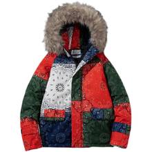 2022 Winter Men Jacket With Fur Hood Down Coat Outwear Windbreaker Overcoat M-4XL AYG120 2024 - buy cheap