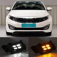 2 pcs LED DRL for Kia Optima K5 2010 2011 2012 2013 2014 Daytime Running Light LED Driving Lamp Headlight Fog Lights Waterproof 2024 - buy cheap