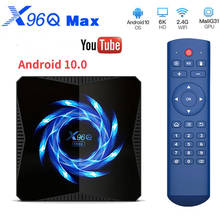 X96Q MAX Android 10.0 Smart TV BOX 4K Wireless WIFI 4GB BT 5.0 Quar Core HDR Allwinner H616 Media Player 2024 - buy cheap