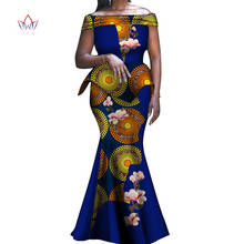 African ankara Skirt Set for women Dashiki Plus Size Slash neck Clothing bazin riche Traditional Female christmas outfits WY3756 2024 - buy cheap