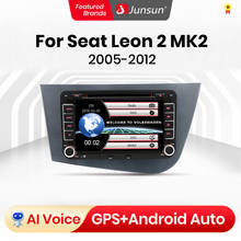 Junsun V1 2+32G carplay android auto магнитола 2дин андройд For Seat Leon 2 1P 2005-2011 автомагнитола навигатор GPS Track bluetooth-C dab dsp navi 2024 - купить недорого