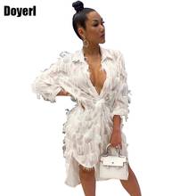 Fashion Long Shirt Dress Women Korean Streetwear Asymmetrical Black White Loose Shirt Dress Autumn Casual Elegant Party Dress 2024 - buy cheap