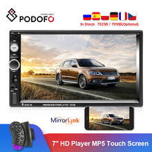Podofo 7023B Car Radio 2 Din  Multimedia Player 7'' Autoradio Mirror Link  Stereo For Volkswagen Nissan Hyundai Kia Toyota 2024 - buy cheap