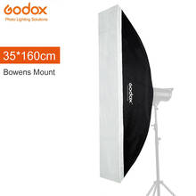 Godox 35 x 160cm 14"x 63" Speedlite Studio Strobe Flash Photo Reflective Softbox Soft Box Diffuser Bowens Mount 2024 - buy cheap