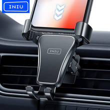 INIU Gravity Car Holder For Phone Air Vent Clip Mount Mobile Stand GPS Support For iPhone 13 12 11 Pro Max 8 Huawei Xiaomi Redmi 2024 - buy cheap