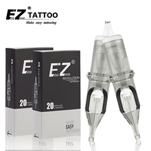 EZ Tattoo Needles Revolution Cartridge Round Liner #10 (0.30mm needle)  RC1003RL RC1005RLRC1007RL RC1009RL RC1014RL 20 pcs /lot 2024 - купить недорого