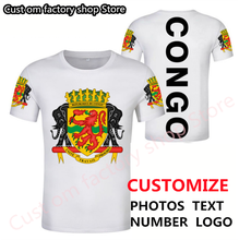 Camiseta de fútbol para niños, camiseta Juvenil de la República del pueblo, Brazzaville, camiseta personalizada con nombre y número, logo, ropa informal 2024 - compra barato