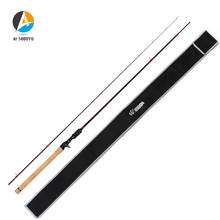 AI-SHOUYU  Professional Lure Fishing Rod Spinning/Casting Fishing Rod M/ML/MH 2 Sections Carbon Fiber Travel Fishing Pole 2024 - buy cheap
