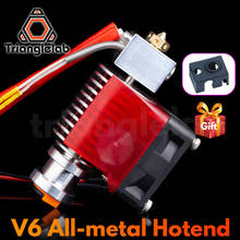 Trianglelab Highall-metal V6 Hotend 12V/24V Remote Bowen Print J-head Hotend And Cooling Fan Bracket For E3D HOTEND For PT100 2024 - купить недорого