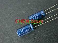 20PCS/50PCS ELNA RC3 16V4.7UF 5X11MM audio electrolytic capacitor 4.7uF/16V blue robe 4.7uf 16v 2024 - buy cheap