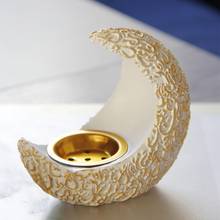 Mini Incense Burner Middle East Arab Moon EID Ramadan Crescent Resin Censer for Home Desktop Decoration Aromatherapy Oven 2024 - buy cheap