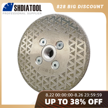 SHDIATOOL 4" Electroplated Diamond Cutting Grinding Disc M14 Flange Diameter 100MM Saw Blade for Granite Marble Ceramic 2024 - buy cheap