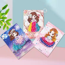 new 3PC crafts kids children's toys Princess Diamond Sticker Puzzle Material diy crafts kids toys for girls toys for children 40 2024 - compre barato