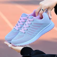 New 2021 Breathable Women's Flat Shoes 36 Comfortable Light Women's Running Shoes Elegant Soft Ladies Casual Shoes Plus Size 40 2024 - buy cheap