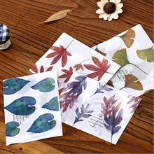 10pcs/lot 160*110mm New Vintage Leaves series Transparent Sulfuric acid paper Envelope card bag office school supplies 2024 - buy cheap