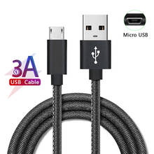 Микро USB кабель 3A быстрой зарядки с разъемом типа C мобильный телефон зарядный кабель для Samsung Huawei Xiaomi HTC планшетный ПК с системой андроида кабели 2024 - купить недорого