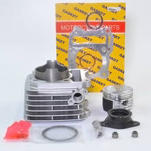 Motorcycle Engine Parts Cylinder Block & Piston kit & Ring Set & Gasket & Port Intake For Suzuki DR200 DF200 VAN200 200cc 2024 - buy cheap