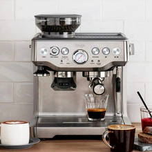 Italian Coffee Machine Semi Automatic Espresso Coffee Maker With Grinder 15BAR Pump Pressure Steam Milk Cappuccino Frother 2024 - buy cheap