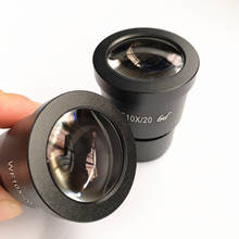 Ocular de Campo Ancho WF10X, microscopio de 20mm, ocular de ángulo amplio, interfaz de montaje de 30mm, para microscopio estéreo, 2 uds. 2024 - compra barato