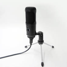 Профессиональный конденсаторный USB микрофон Gerleek, микрофон для игр, PS4, YouTube, записи, потокового видео, Tiktok K669 ZOOM living show 2024 - купить недорого
