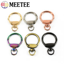 Meetee 5/10pcs 23mm Metal O Ring Buckles Keychain Spring Hook Buckle DIY Bag Decoration Hanging Jewelry Crafts Accessories BF029 2024 - buy cheap