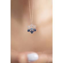 Silver Snowflake Pendant 925 Sterling Silver Necklace 2024 - buy cheap