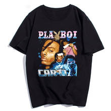 Rapper Playboi Carti T Shirt Men Women Summer Fashion Cotton T-shirt Kids Hip Hop Tops Tees Rock Band Camisetas Hombre Women Top 2024 - compre barato