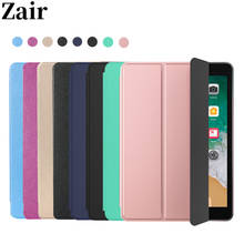 For iPad Air Mini Pro 1 2 3 4 5 6 7 8 9 10 9.7 10.5 11 5th 6th 7th 8th 9th Case Slim Wake Smart Cover PU Leather Tri-fold Coque 2024 - compre barato