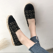 Fisherman Shoes Female 2020 New Soft Bottom Color Matching Straw Loafers Fashion Flat Womens Shoes Round Toe Casual Shoes Flats 2024 - buy cheap