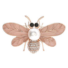 Fashion Bee Pearl Brooches for Women Insect Suit Sweater Coat Lapel Pin Scarf Buckle Women Accessories Jewelry Badge Pins Gifts 2024 - buy cheap