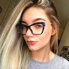 Fashion Square Glasses Frames Women Trending Styles Luxury Brand Design Optical Computer Glasses Oculos De Grau Feminino Armacao 2024 - buy cheap