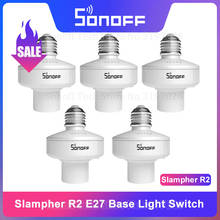 1/5PCS Sonoff Slampher R2 E27 433Mhz RF Controlled Wireless Smart Wifi Switch Holder Support Voice Control via Alexa Google Home 2024 - buy cheap
