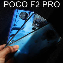 Transparent Clear Back Glass Cover For Xiaomi Poco F2 Pro Battery Cover Rear Housing Door Case For POCO F2 Pro Back Cover 2024 - buy cheap
