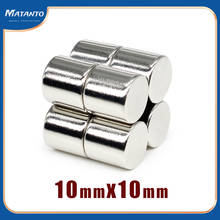 5/10/20/25/50PCS 10x10 mm Disc Rare Earth Magnets 10x10mm Round Neodymium Magnet Strong 10mmx10mm Permanent Magnet 10*10 N35 2024 - buy cheap