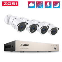 Zosi 1080p sistema de vigilância por vídeo 8ch 5mp lite h.265 + dvr com 4x 2.0mp hd câmera segurança em casa ao ar livre super visão noturna 2024 - compre barato