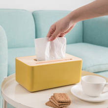 Estilo nórdico caixa de tecido plástico papel toalha tecido caso titular casa decoração da mesa organizador suprimentos domésticos 2024 - compre barato