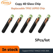 KEYECU 5PCS/LOT Copy 4D Glass Chip Replaceable TPX2 LKP02 Chip Car Key Chip Can Support KYDZ TANGO VVDI JMA Machine（Reusable） 2024 - buy cheap