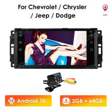 Radio con GPS para coche, reproductor Multimedia con Android, 2 + 64, 2 din, estéreo, Dodge, Chrysler, para Jeep Cherokee 2009, 2008, 2010, Wrangler 2024 - compra barato