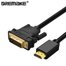 DisplayPort to HDMI-compatible Adapter Cable, Bi-Directional HDMI-compatible Male to DVI Male Cable for Monitor, TV, Computer 2024 - buy cheap