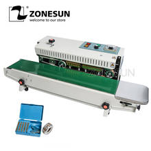 ZONESUN Continuous bag sealing machine machine's sealing width is not limited  food band sealer Plastic Sealer Machine 2024 - buy cheap