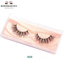 KEKEBAICHA Mink Natural Lashes 3D Mink False Eyelashes Light Volume Short Mink Eyelashes Handmade Cruelty Free Mink Fake Lashes 2024 - buy cheap